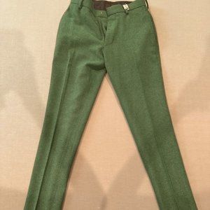 ASOS DESIGN wedding super skinny suit pants in green twill